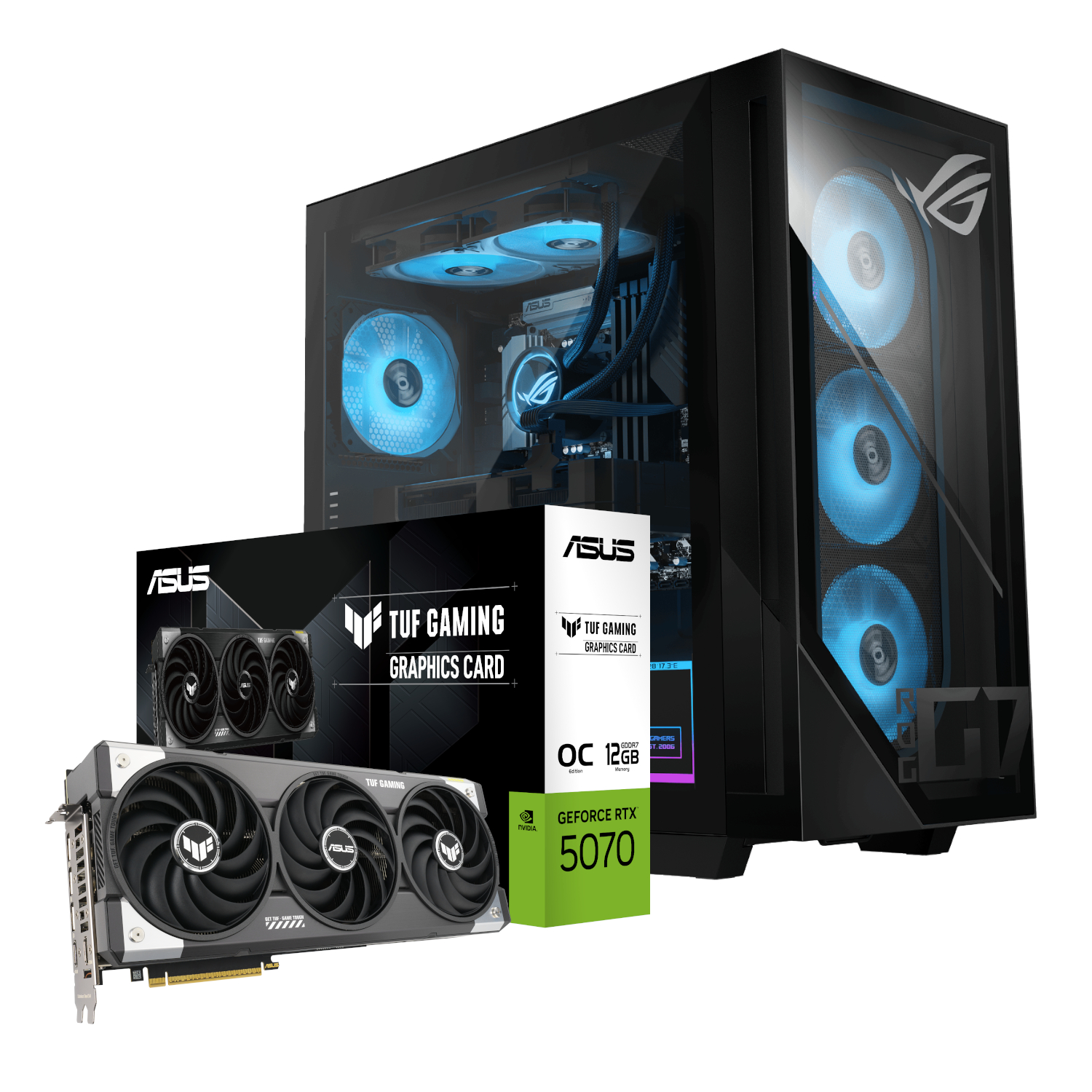 ASUS ROG G700 (2025) | Intel® Core™ Ultra 5 | 16GB DDR5 U-DIMM | 1TB M.2 2280 NVMe™ PCIe® 4.0 SSD | ASUS GF RTX 5070 TUF Gaming Graphics | Windows 11 Home PC