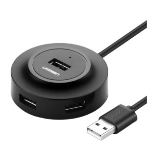 UGREEN USB 2.0 Hub 4 Ports 1m (Black)
