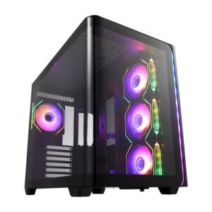FSP M580 ATX Mid Tower Gaming Chassis - Black