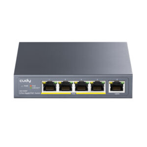 Cudy 5-Port Gigabit Unmanaged PoE+ Switch 60W - Desktop