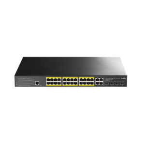 Cudy 24-Port Layer 2 Managed Gigabit PoE+ Switch with 4 Gigabit SFP Combo Ports 300W - Rack Mount