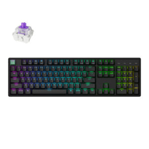 Keychron K10 HE 100% Hot-Swap Gateron Dbl-Rail Nebula Switch RGB Wireless Keyboard - Black (Al)