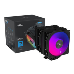 FSP NP7-BA 120mm ARGB CPU Air Cooler Dual Tower Black