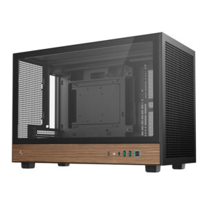 DeepCool CH260 Wood mATX Gaming Chassis Black