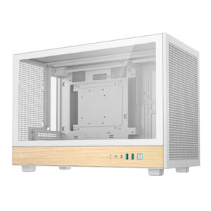 DeepCool CH260 Wood mATX Gaming Chassis White