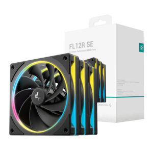 DeepCool FL12 SE Reverse 120 ARGB 3PACK Case Fan Black