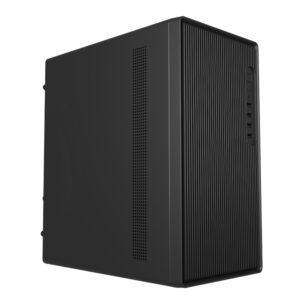 FSP S120 M-ATX Small Tower Desktop Chassis - Black