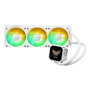 ASUS TUF GAMING 360MM LCD ARGB AIO Liquid CPU Cooler - WHT
