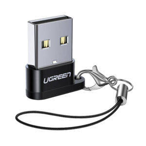 UGREEN USB A Male to USB-C Female Adapter Black