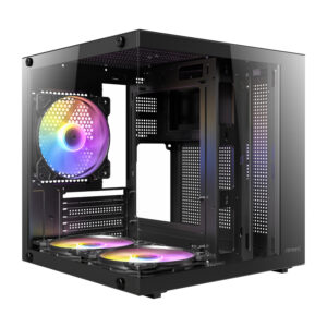 Antec VCX10M RGB Micro-ATX | ITX RGB Mini -Tower Gaming Chassis - Black